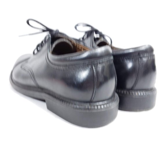 Dockers Cap Toe 4 Eye Oxfords Men's Sz 10 Black Leather - Picture 6 of 8